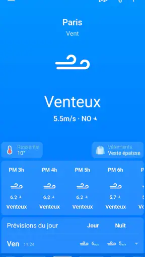 Météo, Prévisions: Weather Sky screenshot 5