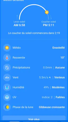 Météo, Prévisions: Weather Sky screenshot 8