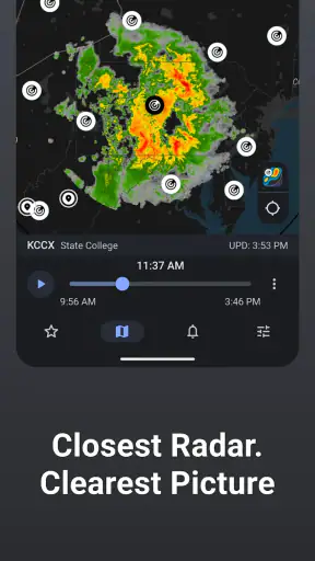 Rain Viewer : Radar météo screenshot 4