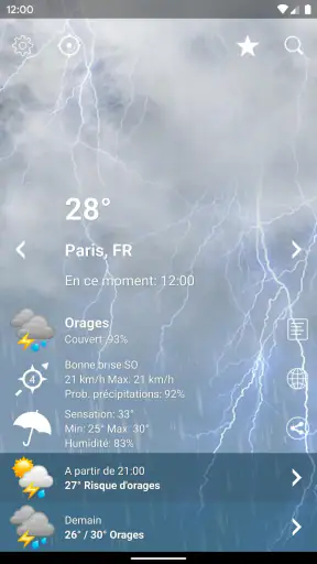 Météo XL PRO France screenshot 2