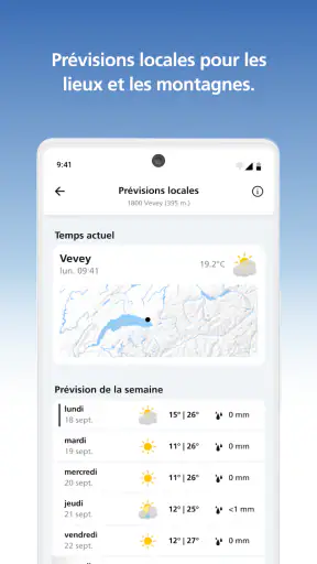 MeteoSwiss screenshot 3