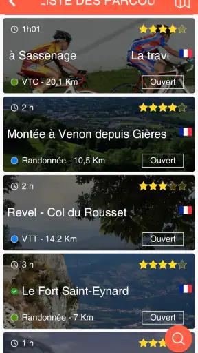 Mhikes, votre GPS de randonnée screenshot 3