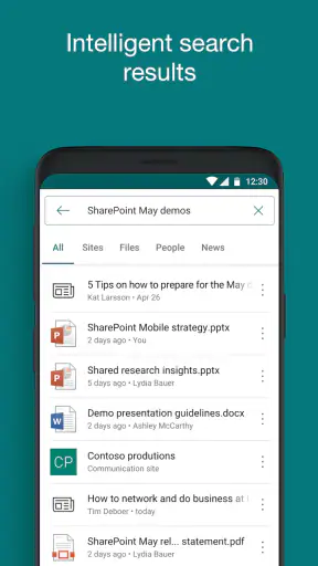 Microsoft SharePoint screenshot 3