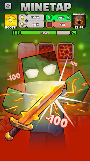 Minetap – Merge rpg clicker screenshot 11