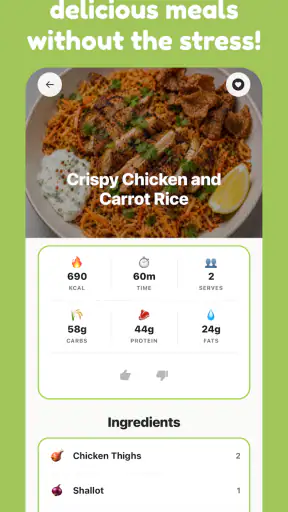 mise - meal planner screenshot 2