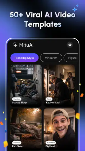 Mitu AI: Vidéos Blagues par IA screenshot 1