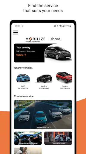 Mobilize Share – Location auto screenshot 1