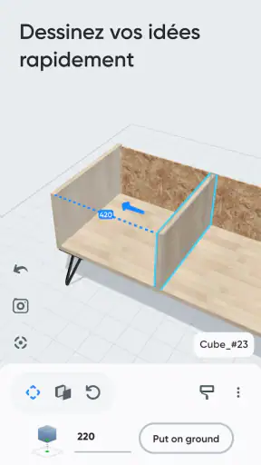 Moblo - Dessin de meuble 3D screenshot 2