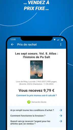 momox, vente de seconde main screenshot 3