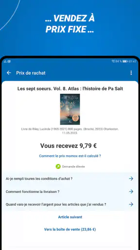 momox, vente de seconde main screenshot 9