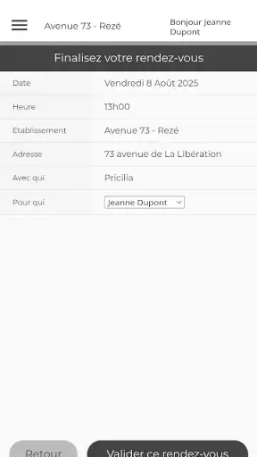mon coiffeur screenshot 4