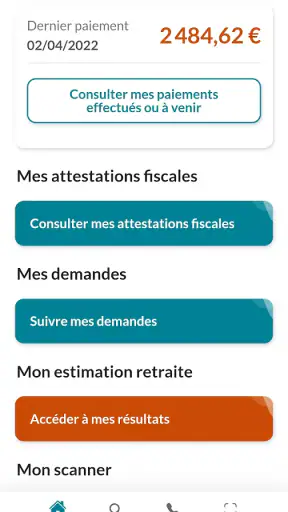Mon compte retraite screenshot 4