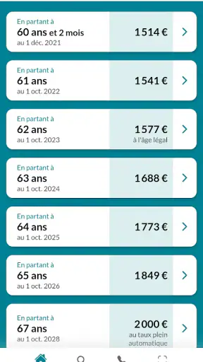 Mon compte retraite screenshot 5