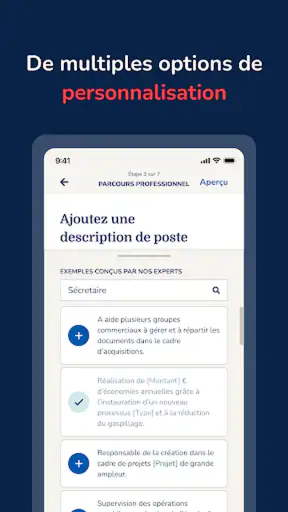 Mon CV Parfait : CV designer screenshot 5