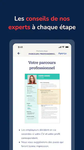 Mon CV Parfait : CV designer screenshot 7