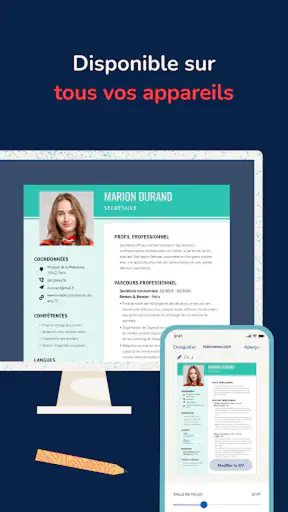 Mon CV Parfait : CV designer screenshot 8