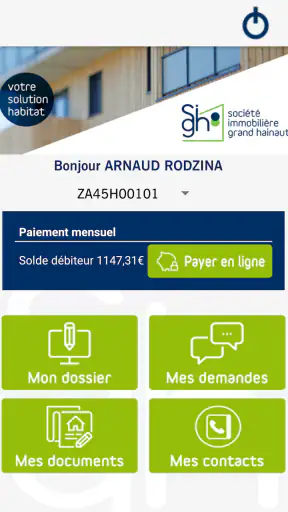 Mon espace SIGH screenshot 2