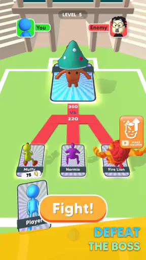Monster Draft : Merge Runner screenshot 11