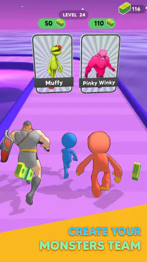 Monster Draft : Merge Runner screenshot 9