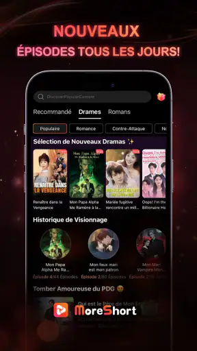 MoreShort: Stream Drama Shorts screenshot 3