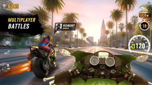 Moteur Tour: course de moto screenshot 1