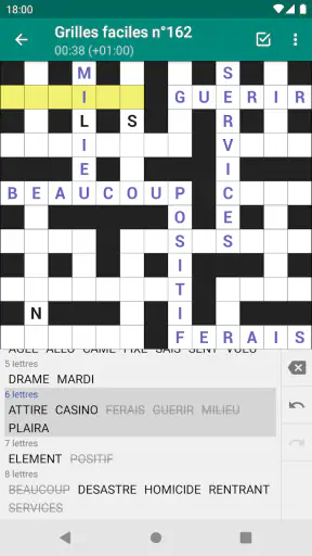 Mots Casés - Français screenshot 1