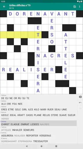 Mots Casés - Français screenshot 10