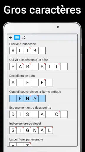 Mots Fléchés : Mots Croisés screenshot 12