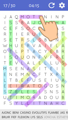 Mots Mêlés Français screenshot 10