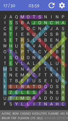 Mots Mêlés Français screenshot 2