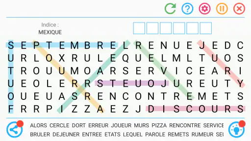 Mots Mêlés Français screenshot 8