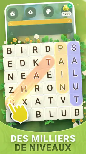 Mots Mêlés - Jeu en Français screenshot 1