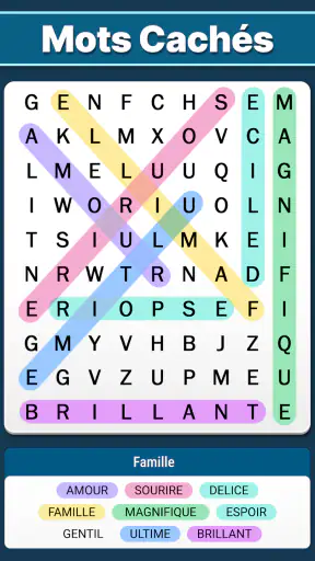 Mots Mêlés: Jeu Relaxant screenshot 10
