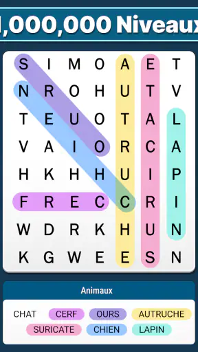 Mots Mêlés: Jeu Relaxant screenshot 11