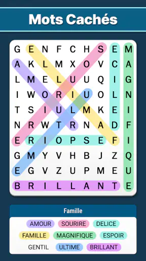 Mots Mêlés: Jeu Relaxant screenshot 2