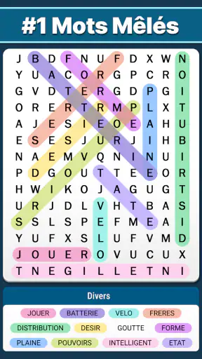 Mots Mêlés: Jeu Relaxant screenshot 5