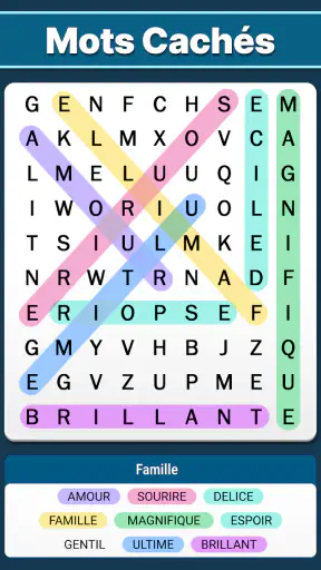 Mots Mêlés: Jeu Relaxant screenshot 6