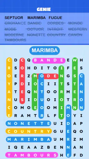 Mots Mêlés Puzzle Challenge screenshot 11