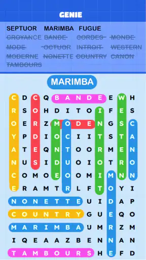 Mots Mêlés Puzzle Challenge screenshot 3