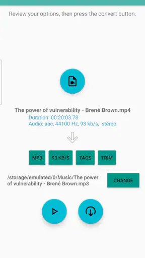 MP3 Video Converter screenshot 2