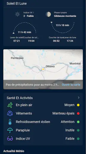 MSN Météo- Prévisions et screenshot 2