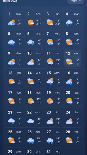 MSN Météo- Prévisions et screenshot 3