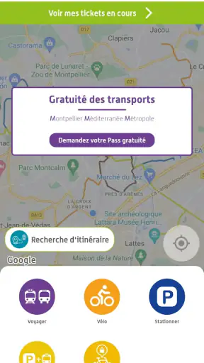 M'Ticket - Ticket mobile TaM screenshot 1