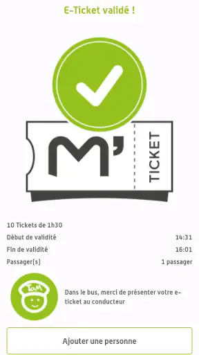 M'Ticket - Ticket mobile TaM screenshot 5