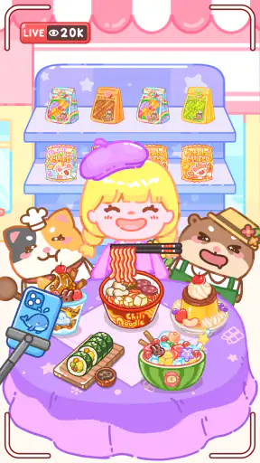 Mukbang ASMR Livestream Party screenshot 9