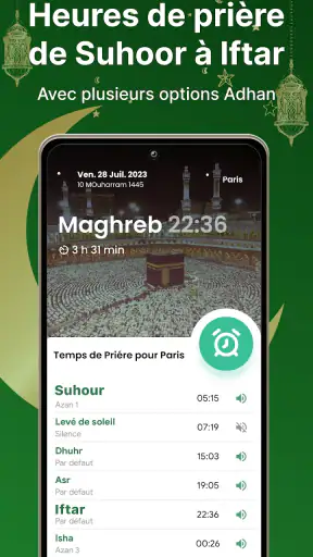 Muslim: Heure de Priere, Qibla screenshot 1