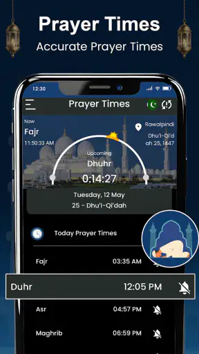 Muslim Quran Islam Prayer Time screenshot 12