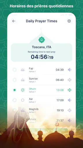 Musulman : prière, Qibla screenshot 10