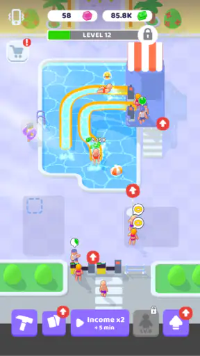 My Aquapark: Idle Water Empire screenshot 10