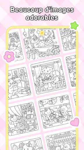 My Cute Friends: Coloriage screenshot 2